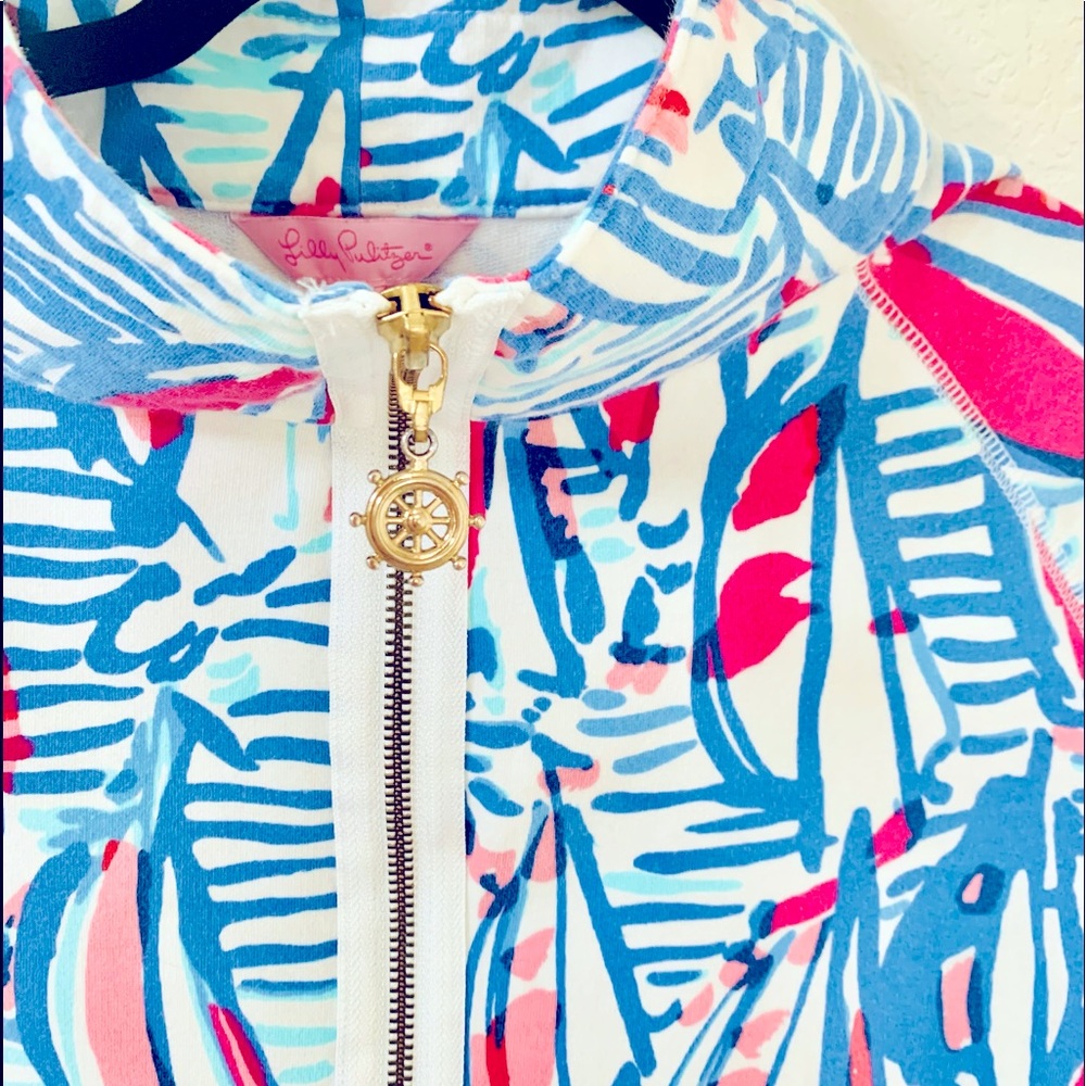 Lilly Pulitzer Skipper Popover Red Right Return
